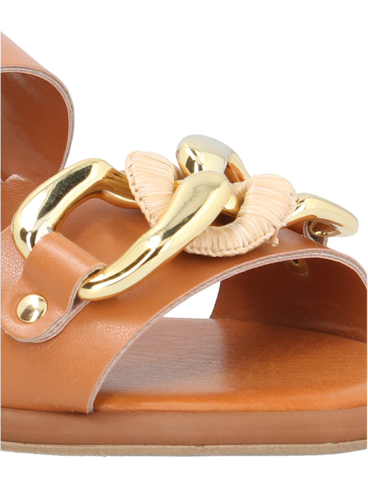 Sandalia Cerutti Mujer Amedea Café Claro