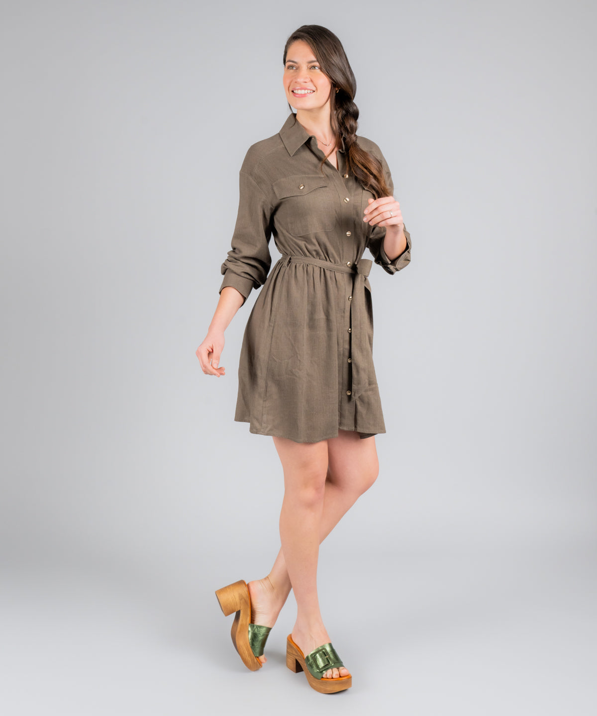 Sandalia Mujer Donnias Verde