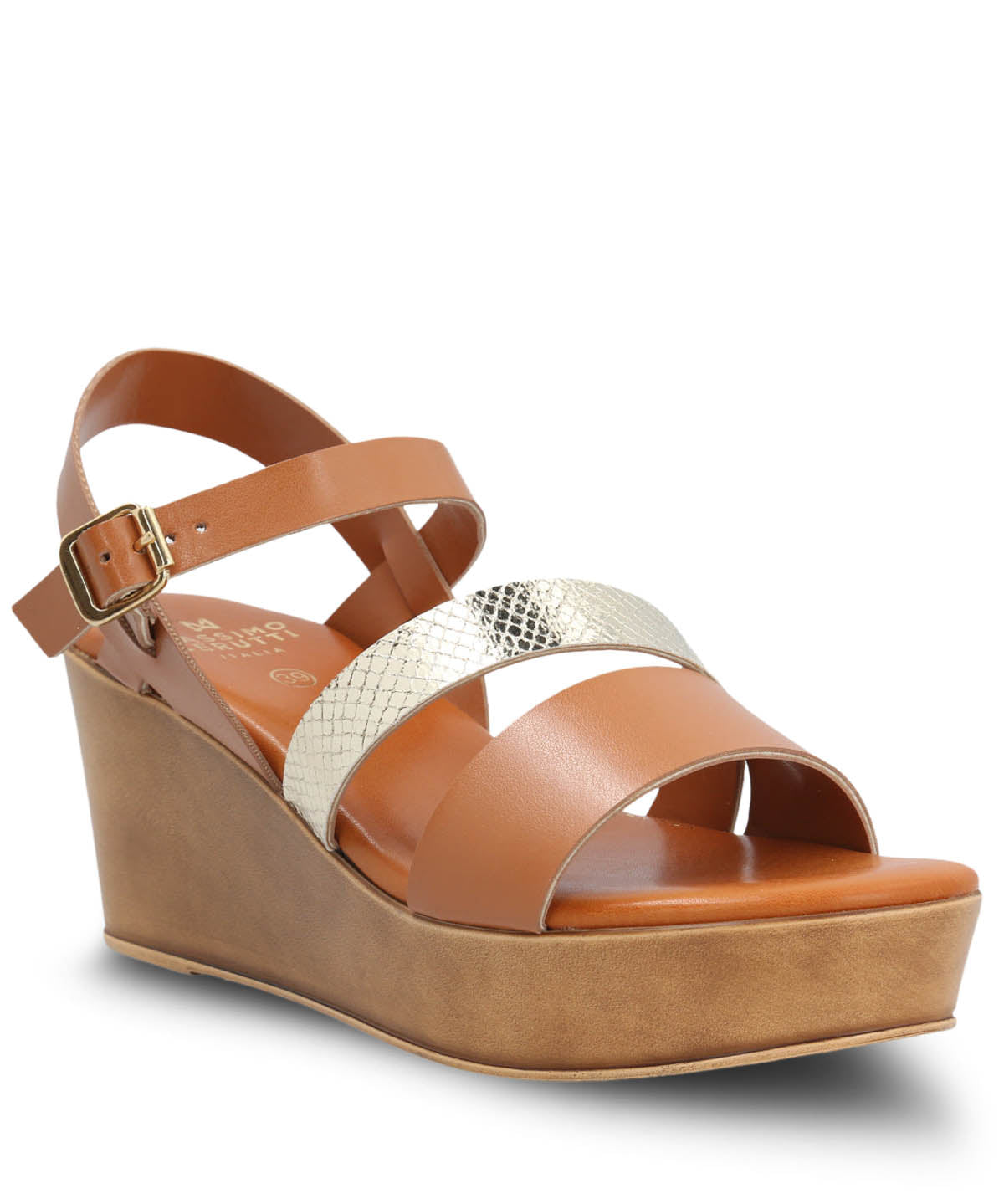 Sandalia Mujer Belina Café Claro