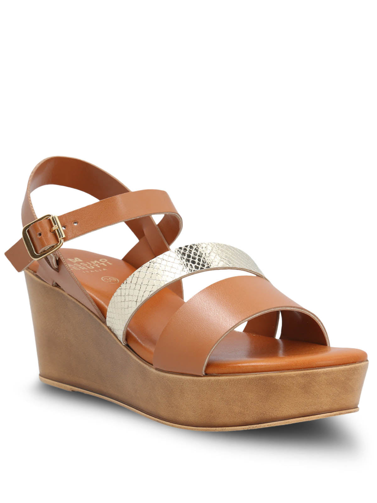 Sandalia Mujer Belina Café Claro