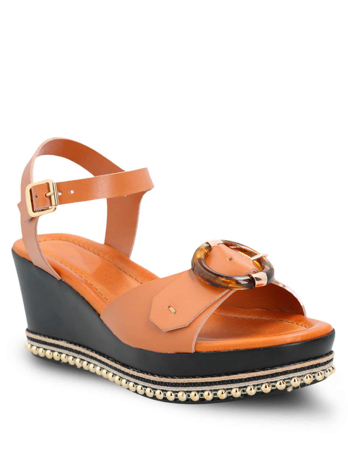 Sandalia Mujer Fiametta Café