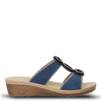 Sandalia Bussana Mujer Azul Hush Puppies | Hush Puppies