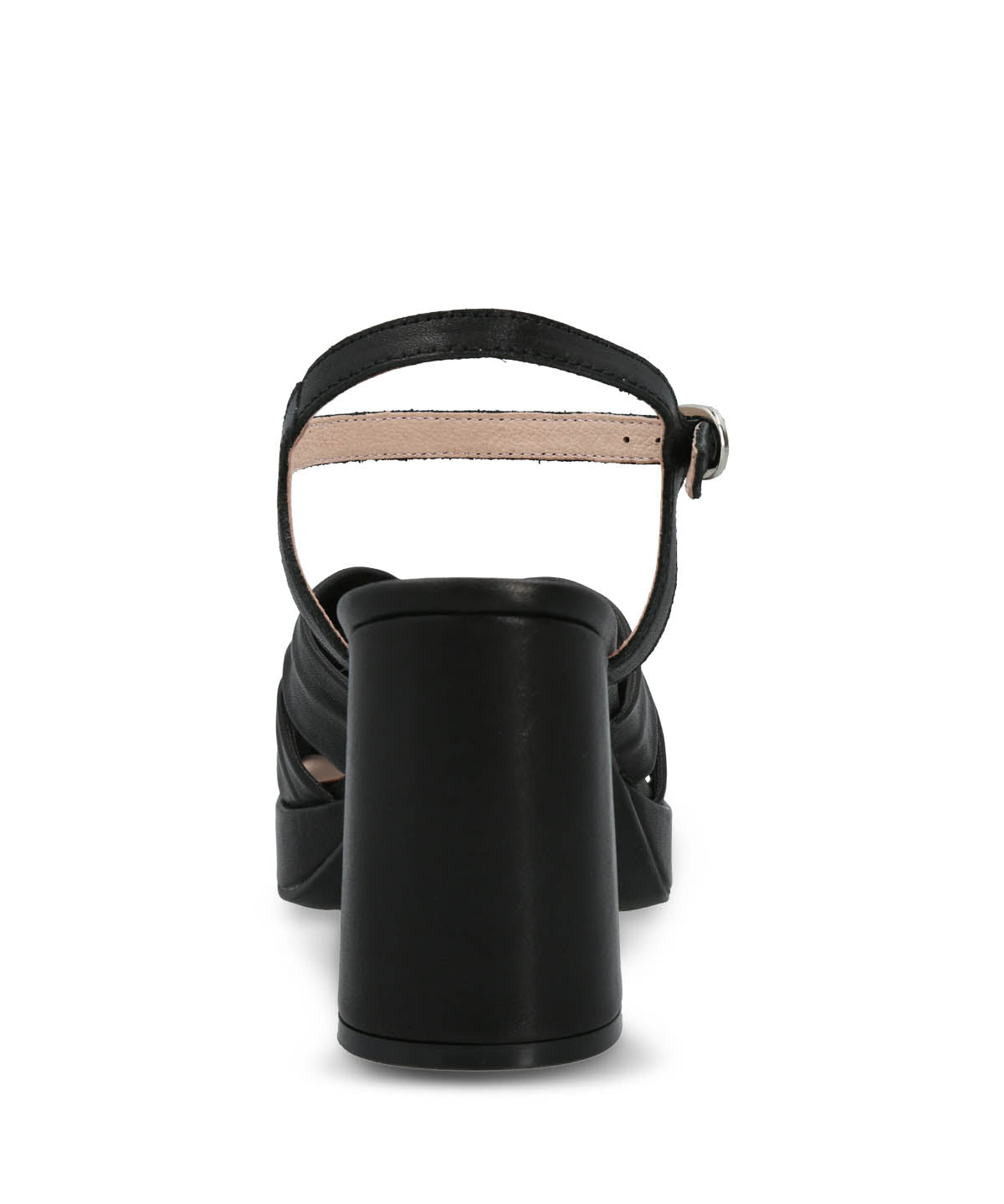 Sandalia Vestir Mujer Cuero Berfolte Negra Hush Puppies | Hush Puppies