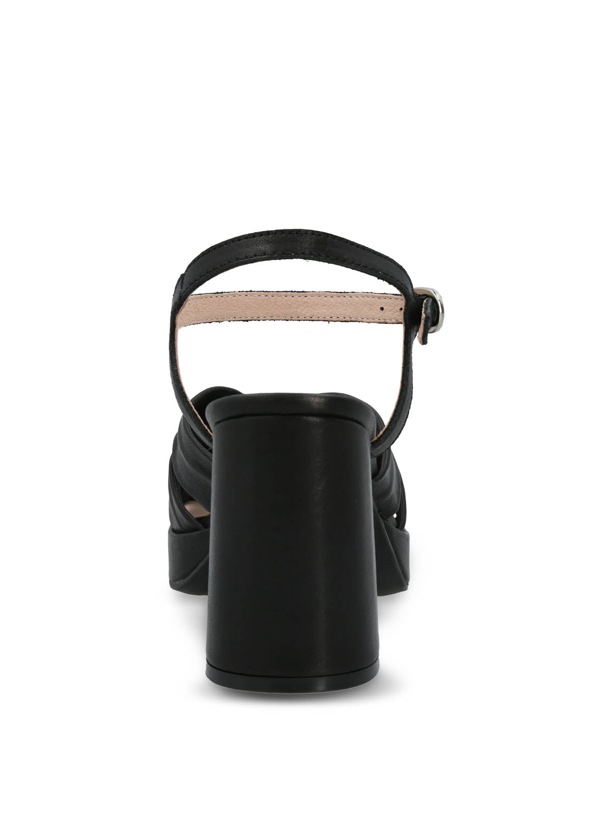 Sandalia Vestir Mujer Cuero Berfolte Negra Hush Puppies | Hush Puppies