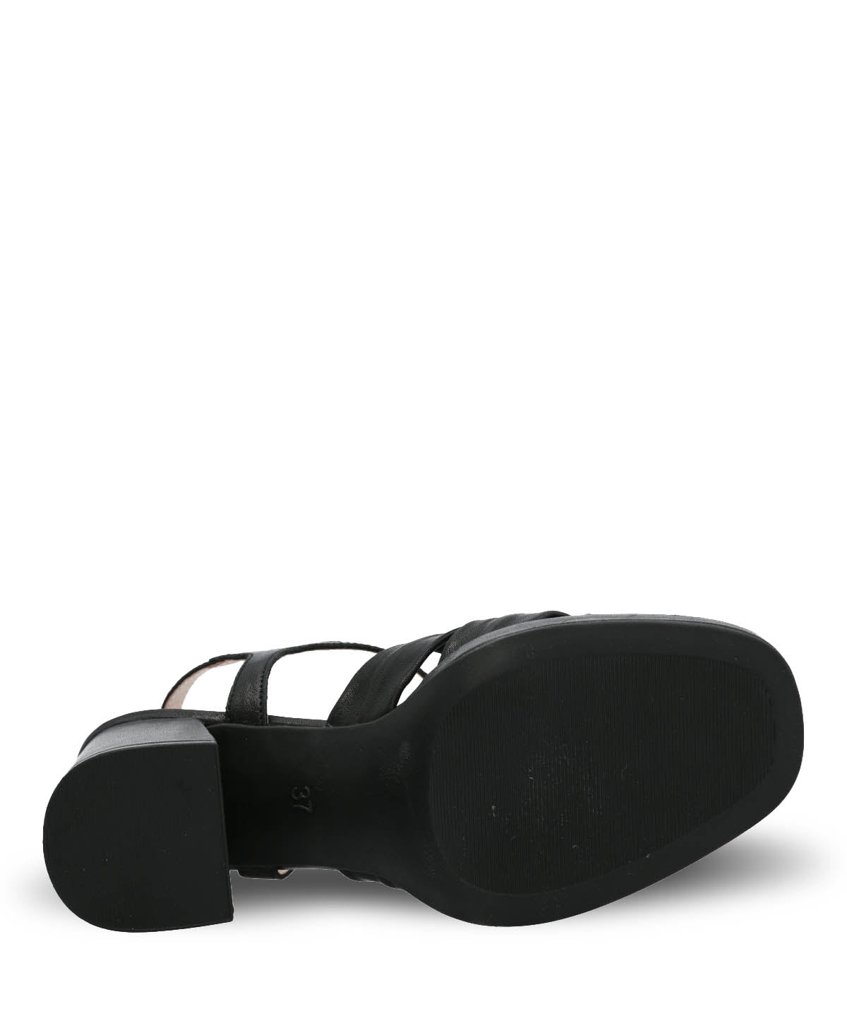 Sandalia Vestir Mujer Cuero Berfolte Negra Hush Puppies | Hush Puppies