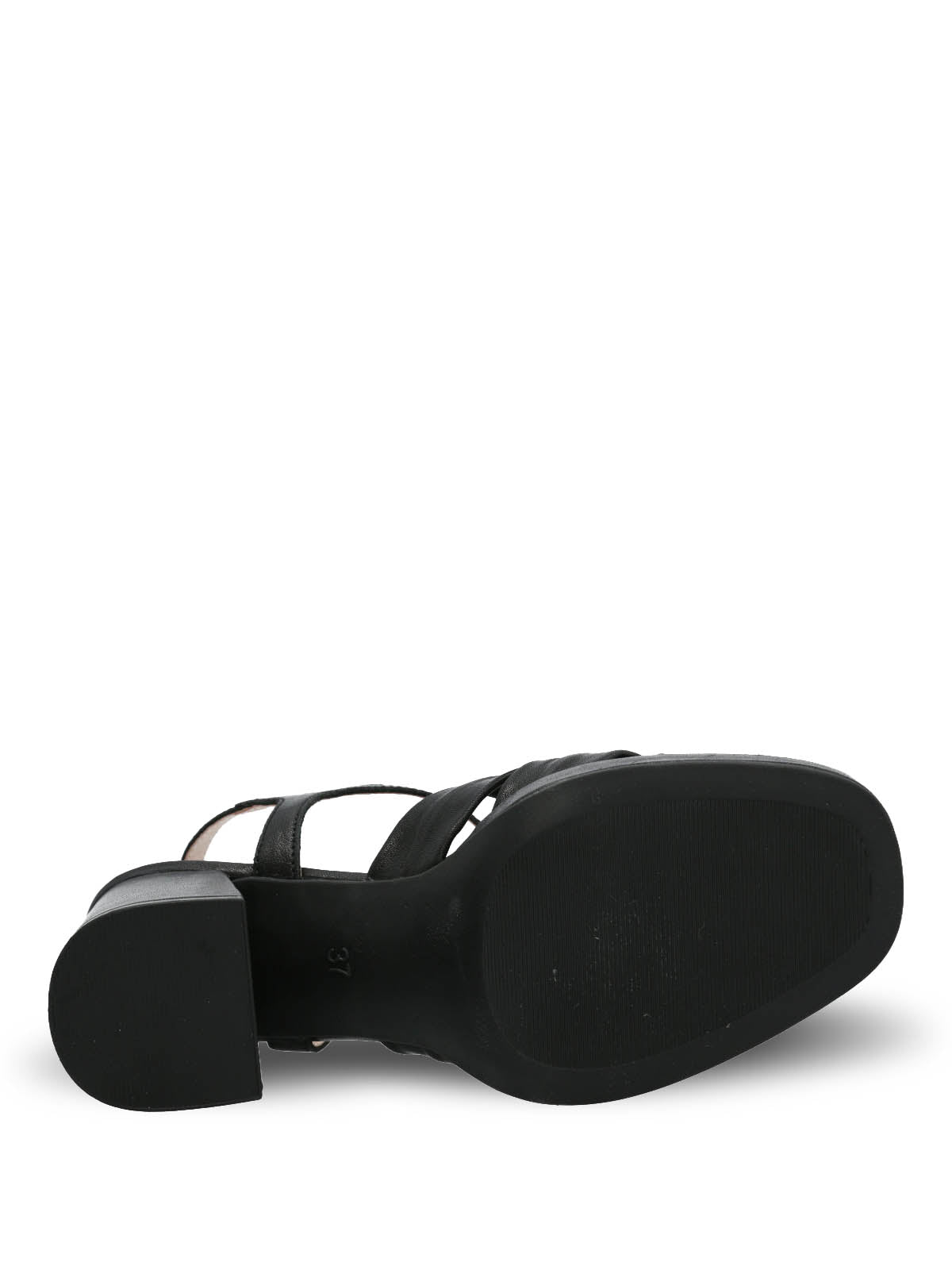 Sandalia Vestir Mujer Cuero Berfolte Negra Hush Puppies | Hush Puppies