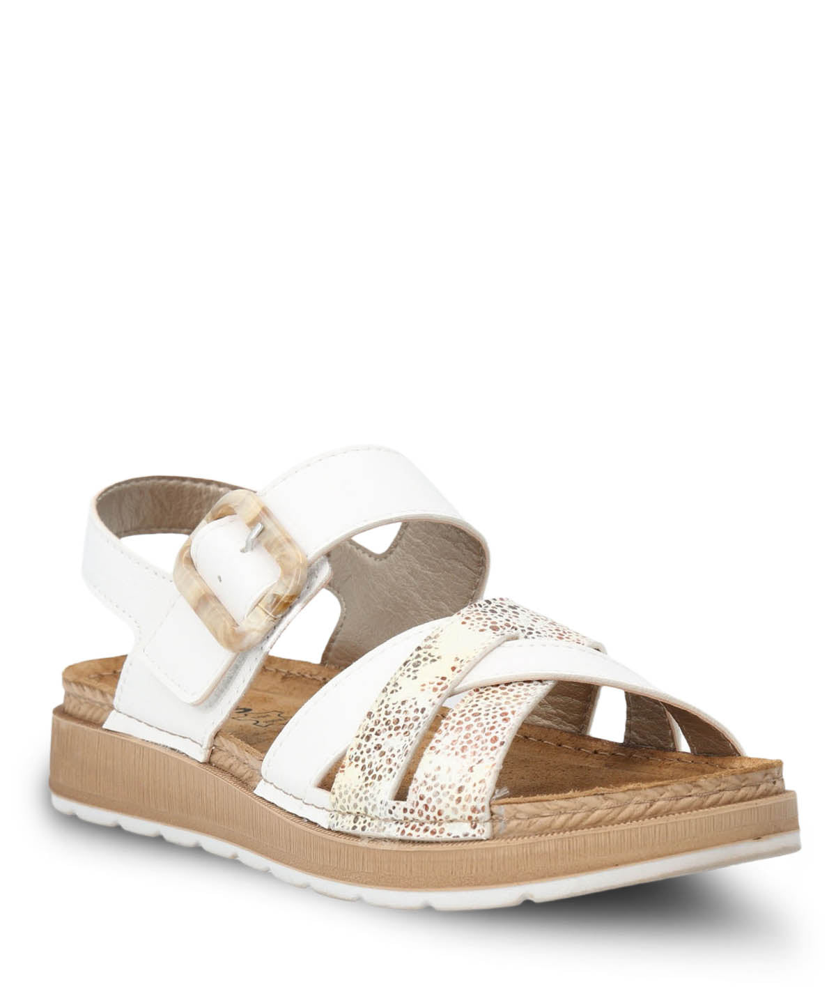 Sandalia Belana Mujer Blanca Hush Puppies