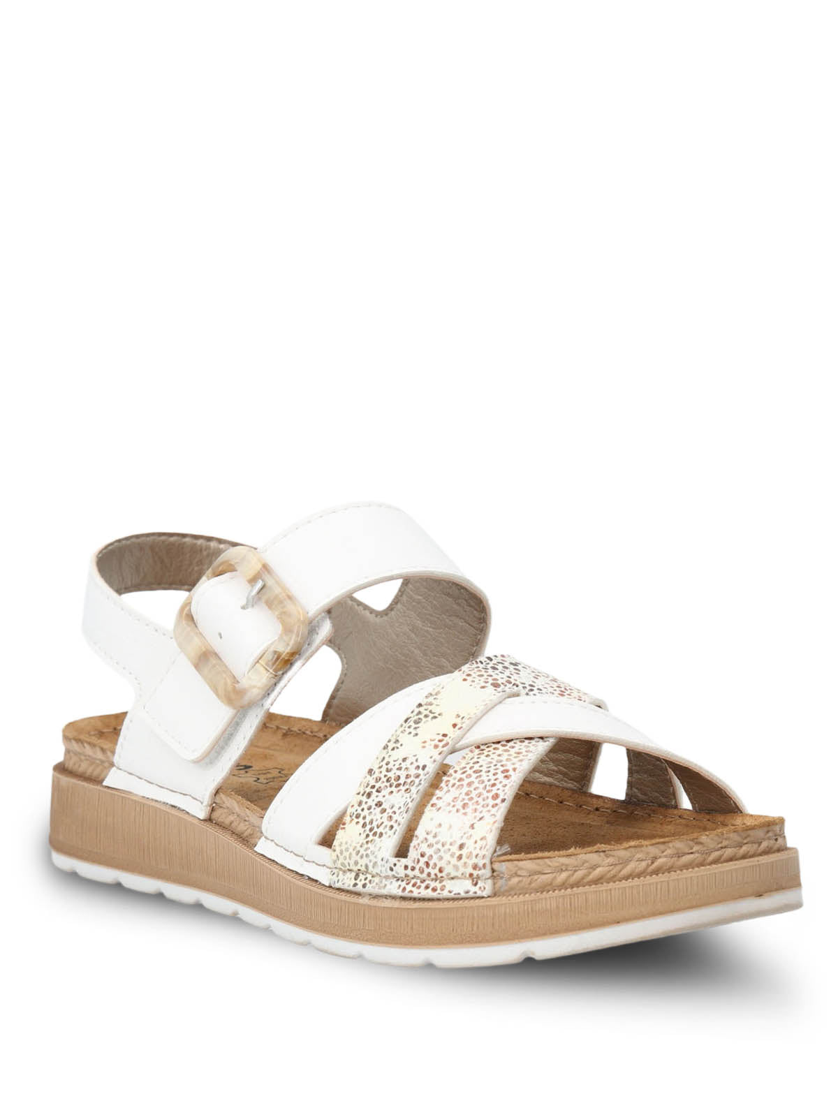 Sandalia Belana Mujer Blanca Hush Puppies