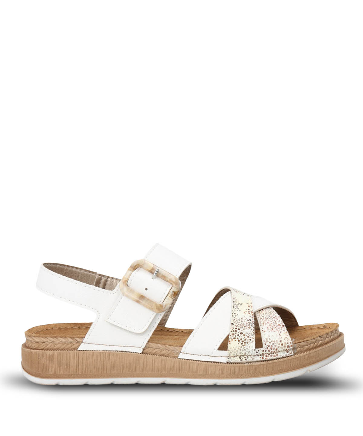 Sandalia Belana Mujer Blanca Hush Puppies