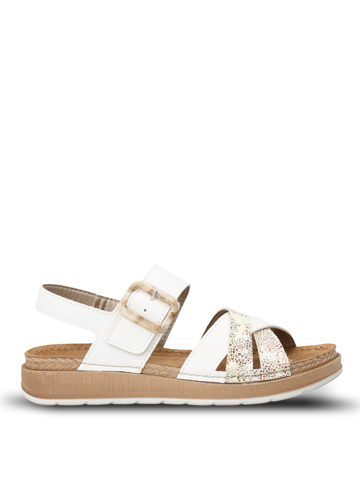 Sandalia Belana Mujer Blanca Hush Puppies