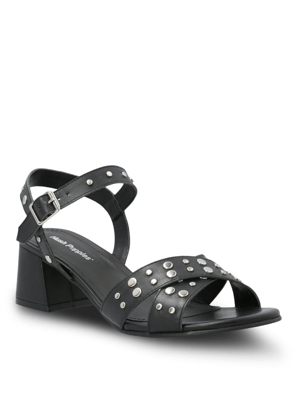 Sandalia Vestir Mujer Cuero Casale Negra Hush Puppies | Hush Puppies