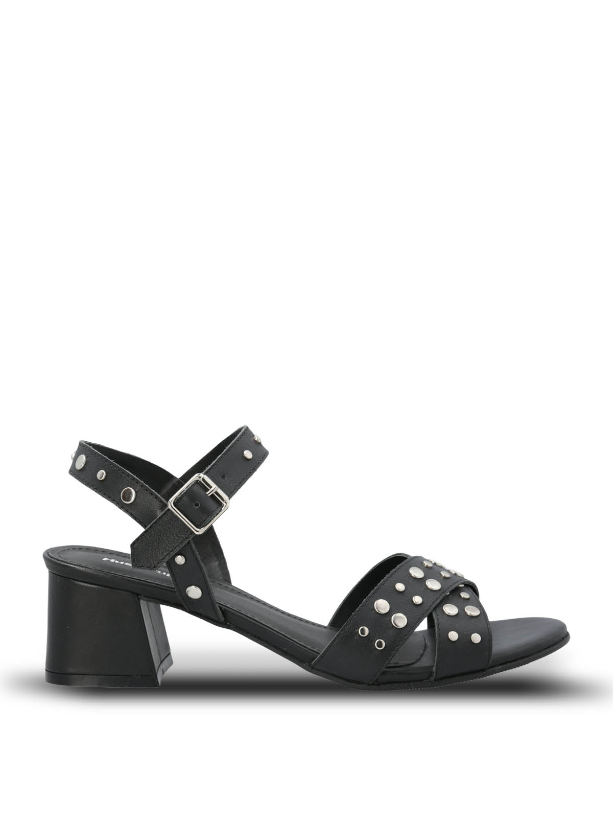 Sandalia Vestir Mujer Cuero Casale Negra Hush Puppies