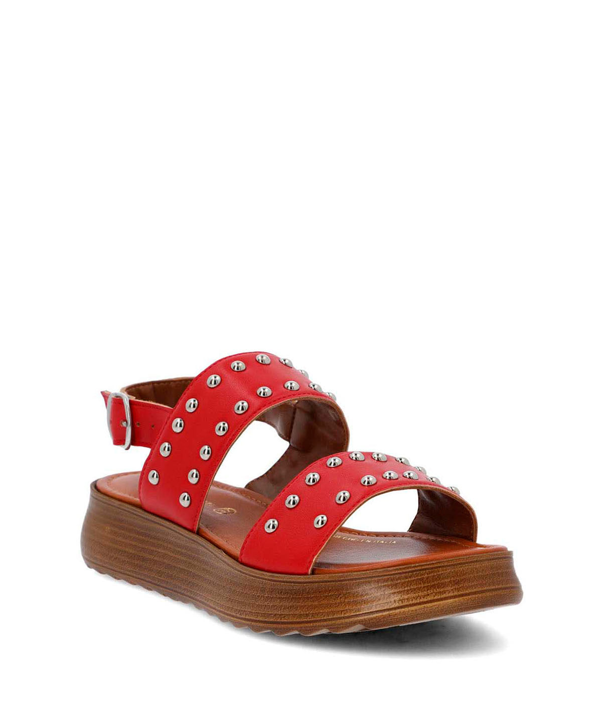 Sandalia Cerutti Mujer Merrada Roja Hush Puppies