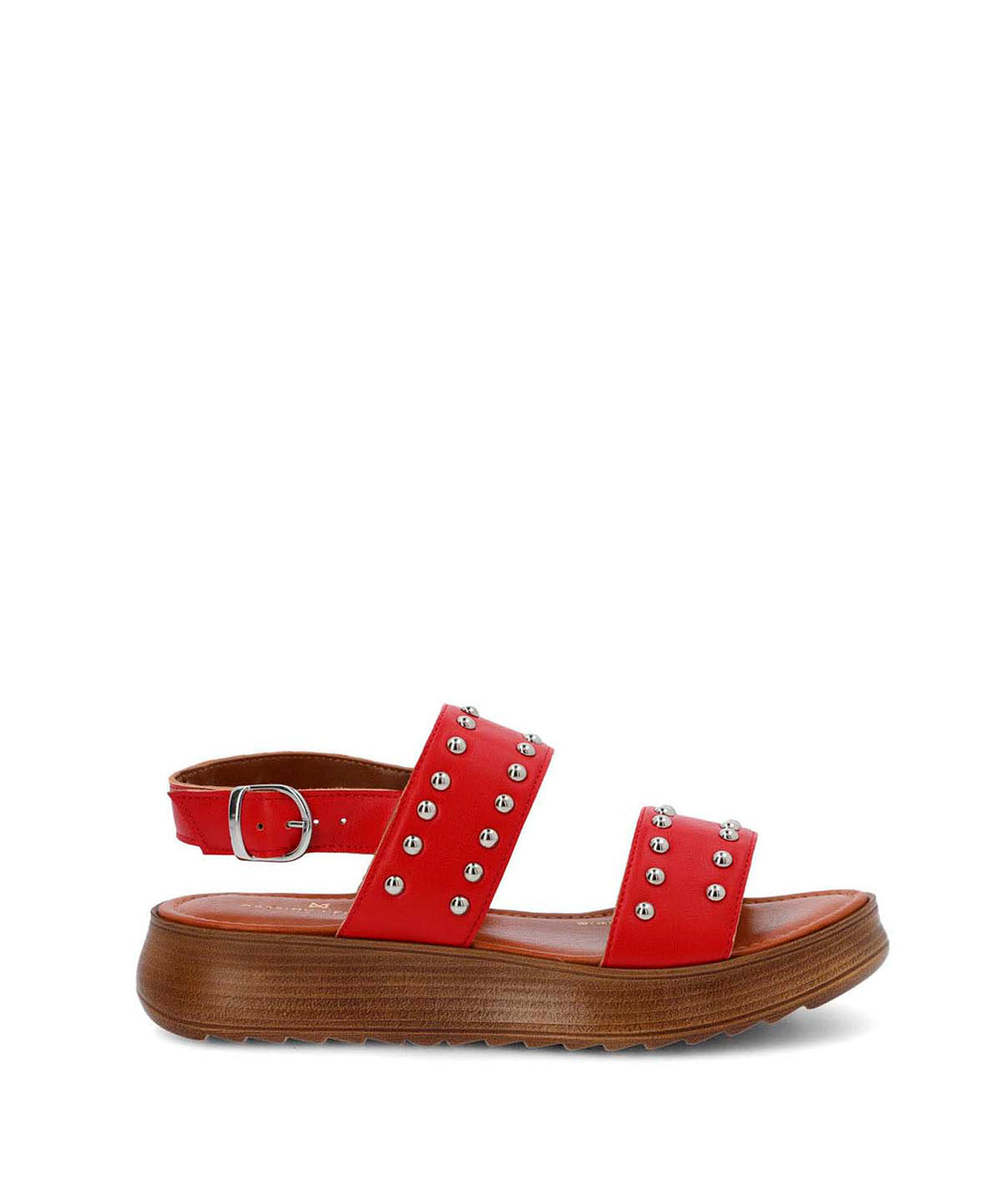 Sandalia Cerutti Mujer Merrada Roja Hush Puppies