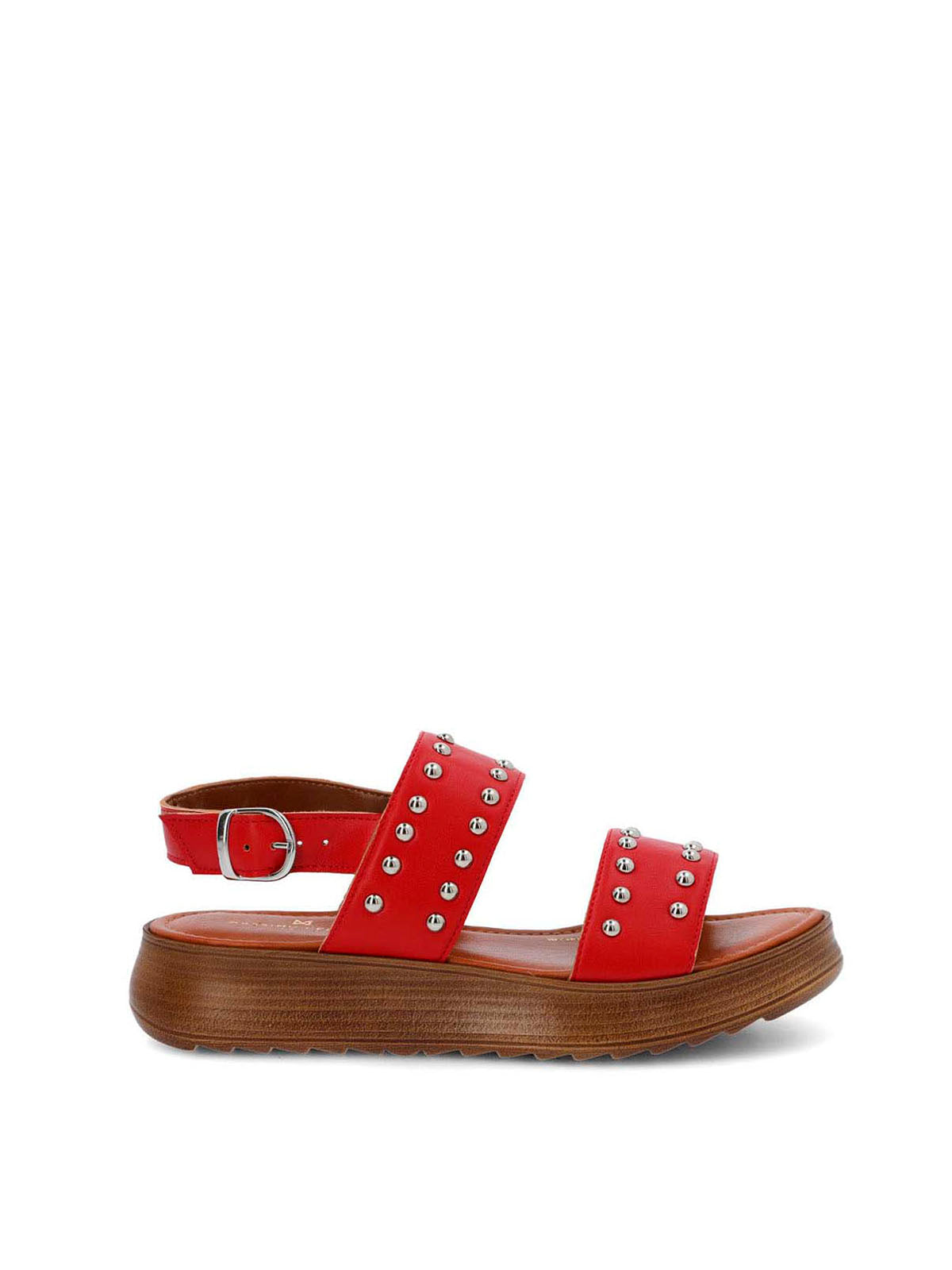 Sandalia Cerutti Mujer Merrada Roja Hush Puppies