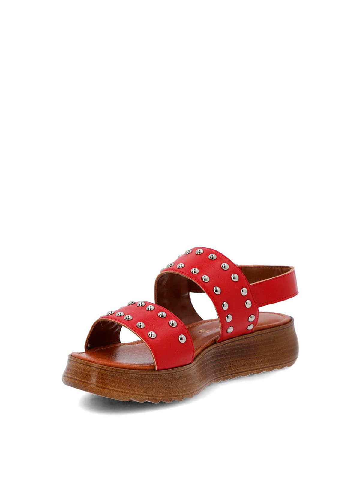 Sandalia Cerutti Mujer Merrada Roja Hush Puppies