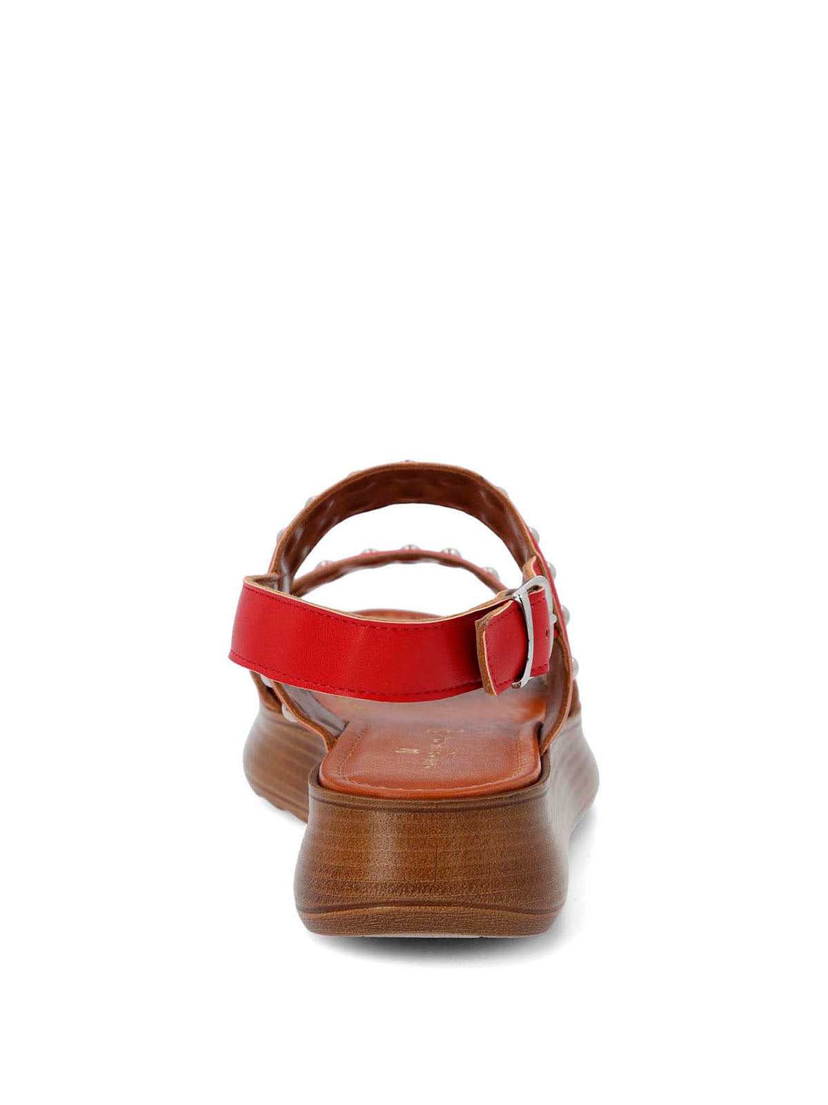 Sandalia Cerutti Mujer Merrada Roja Hush Puppies