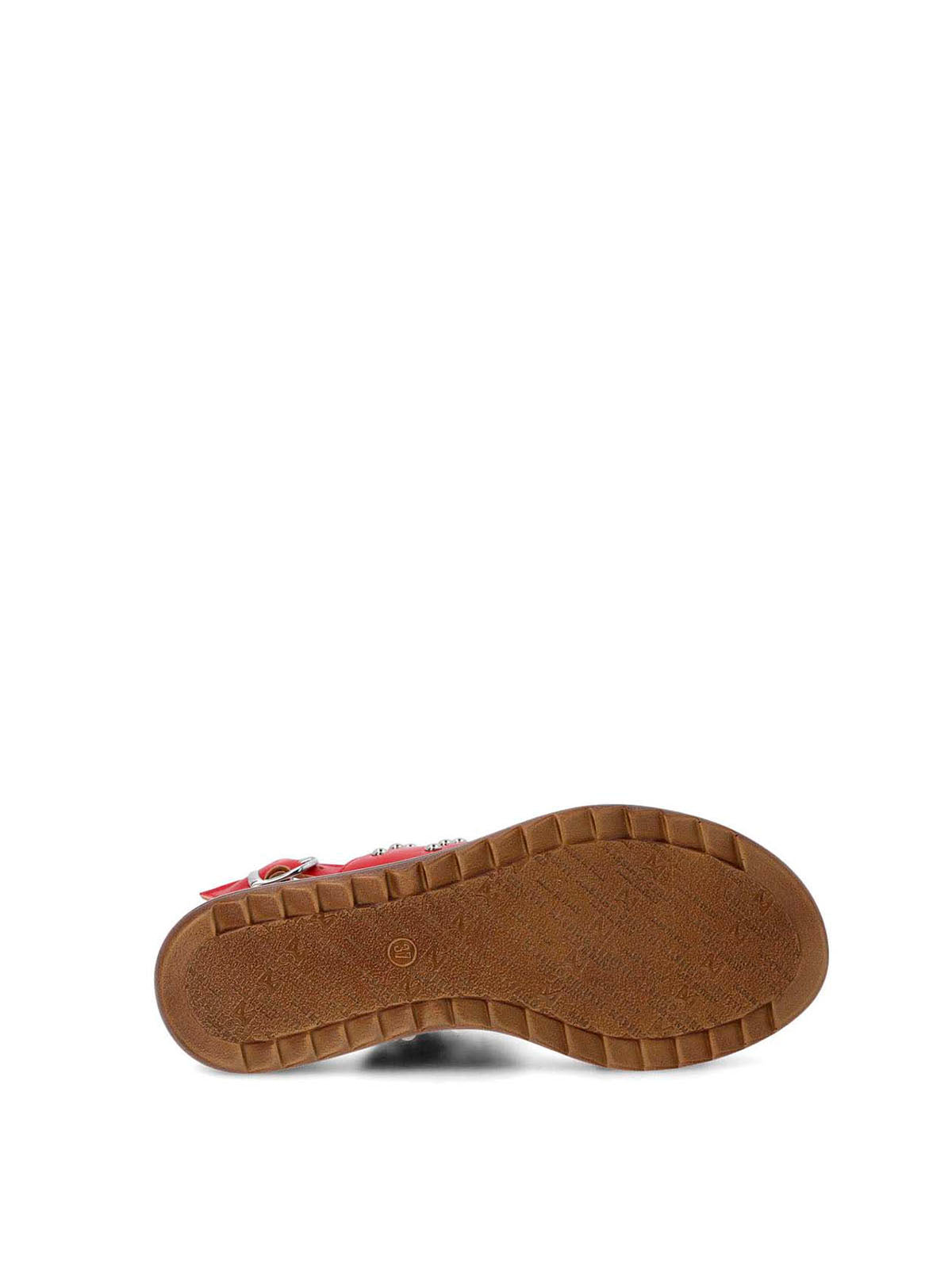 Sandalia Cerutti Mujer Merrada Roja Hush Puppies