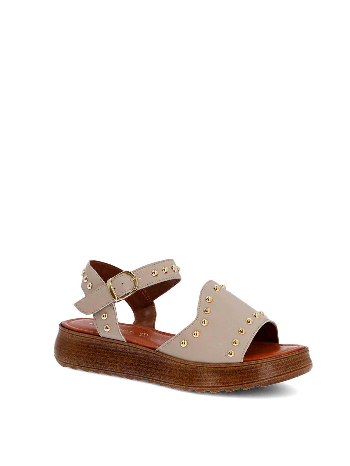 Sandalia Cerutti Mujer Cartiera Beige Hush Puppies