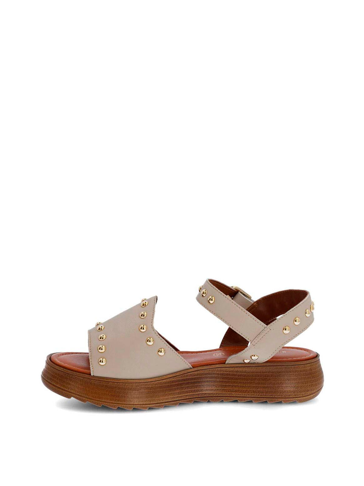 Sandalia Cerutti Mujer Cartiera Beige Hush Puppies