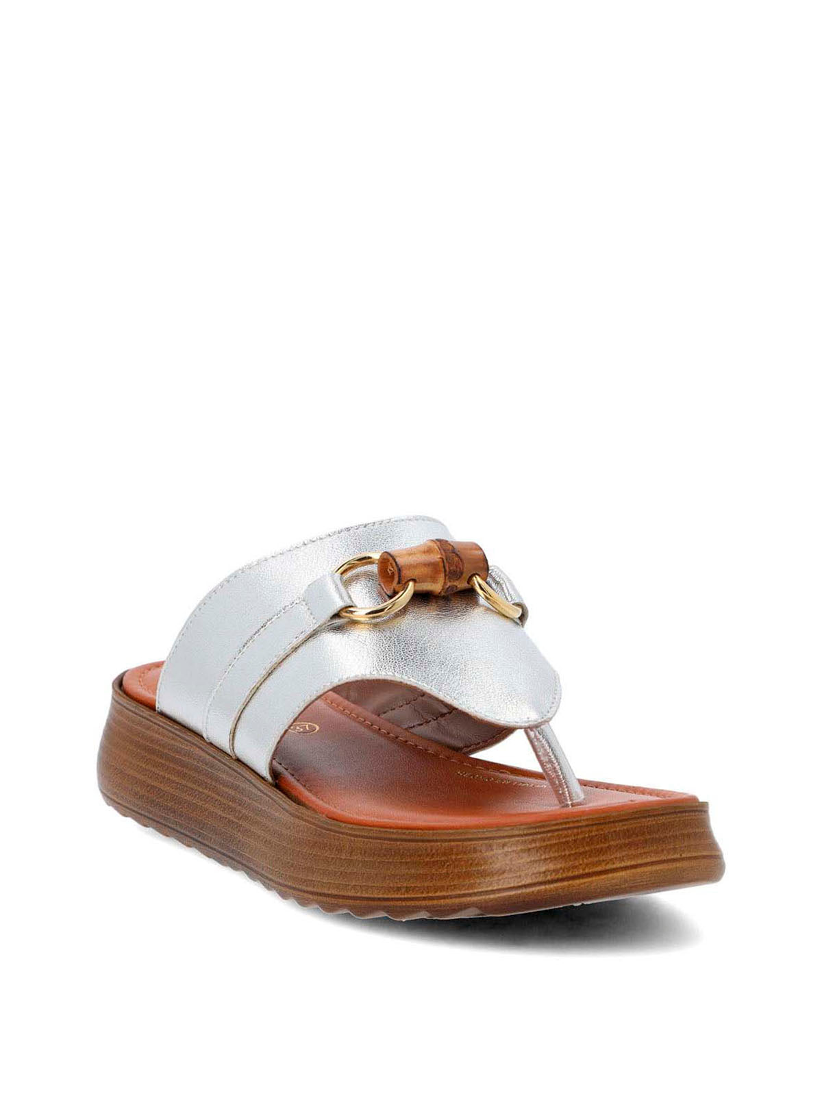 Sandalia Cerutti Mujer Vicinale Metalizada Hush Puppies