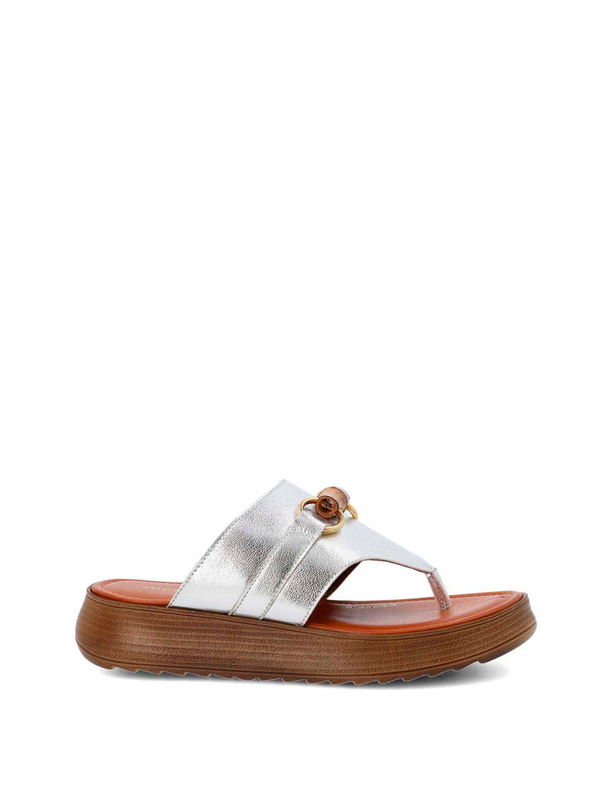 Sandalia Cerutti Mujer Vicinale Metalizada Hush Puppies