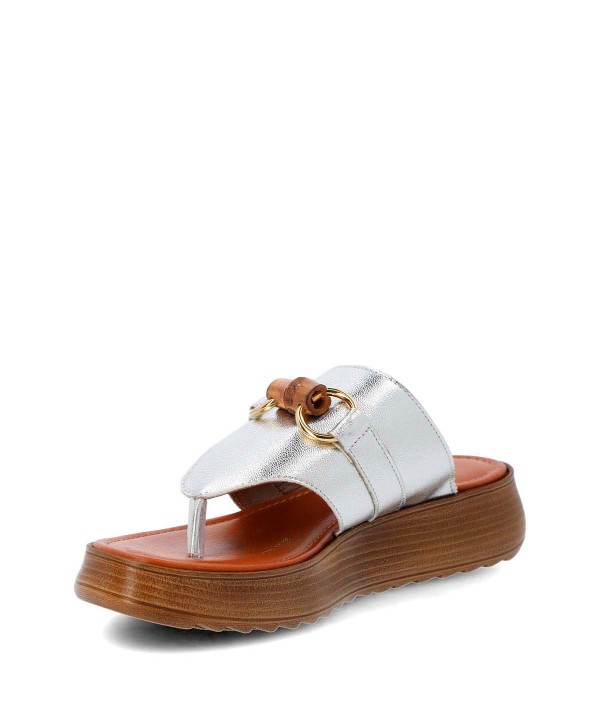 Sandalia Cerutti Mujer Vicinale Metalizada Hush Puppies