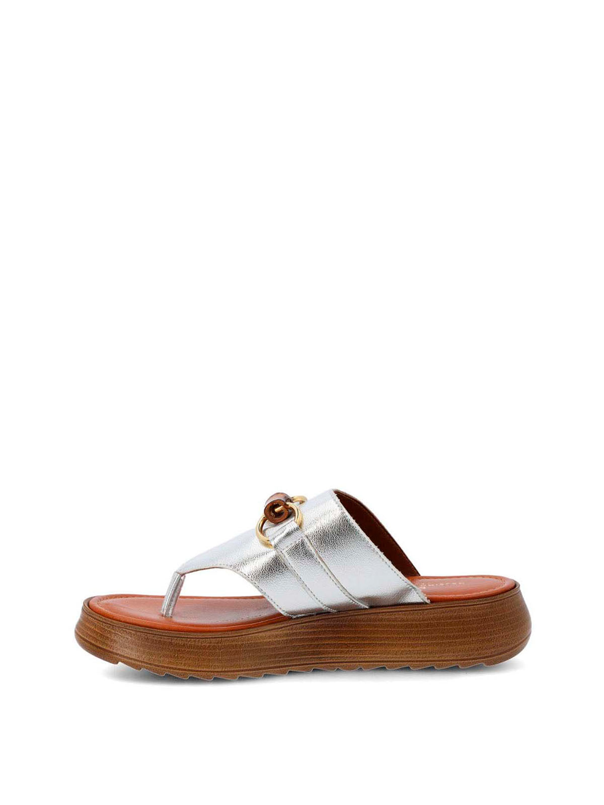 Sandalia Cerutti Mujer Vicinale Metalizada Hush Puppies