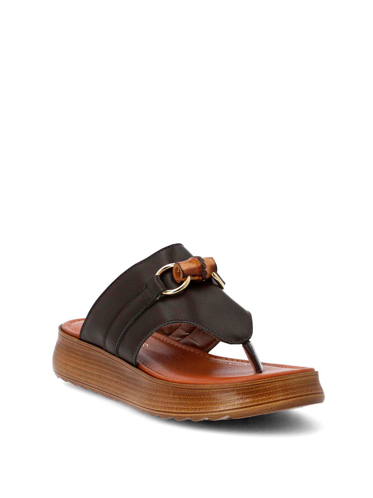 Sandalia Cerutti Mujer Vicinale Café Hush Puppies