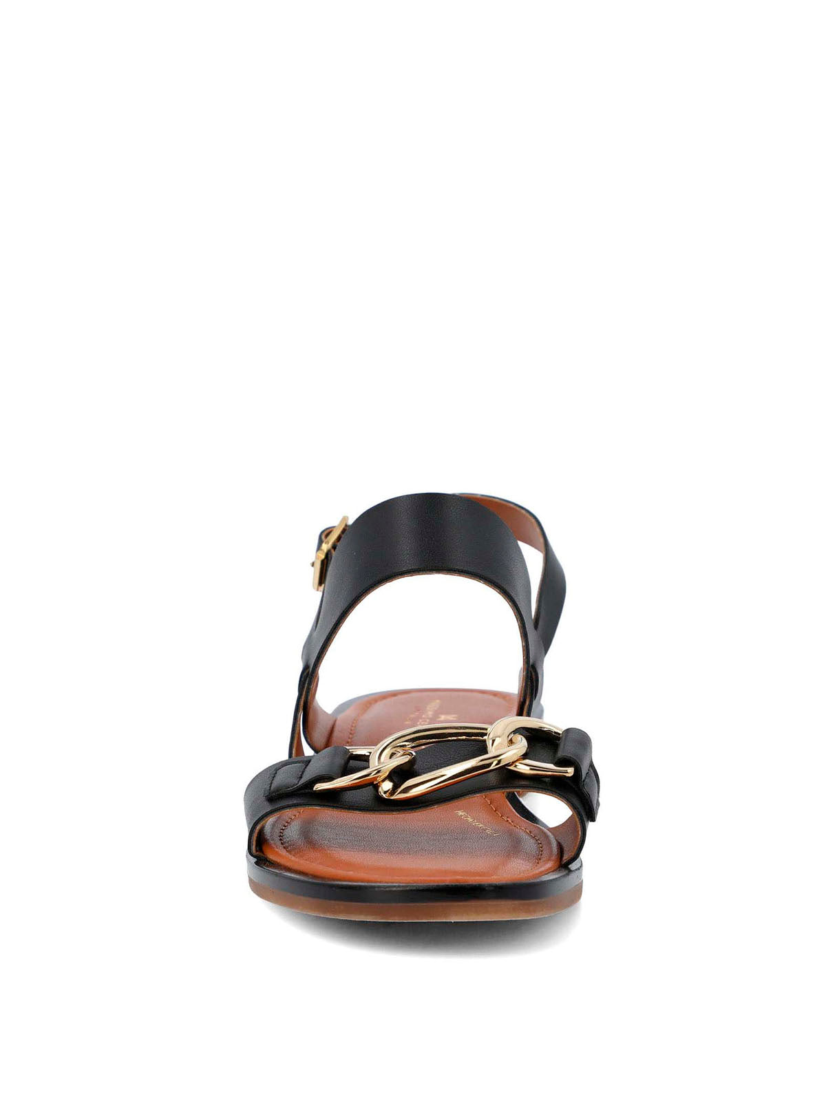 Sandalia Cerutti Mujer Midia Negra Hush Puppies