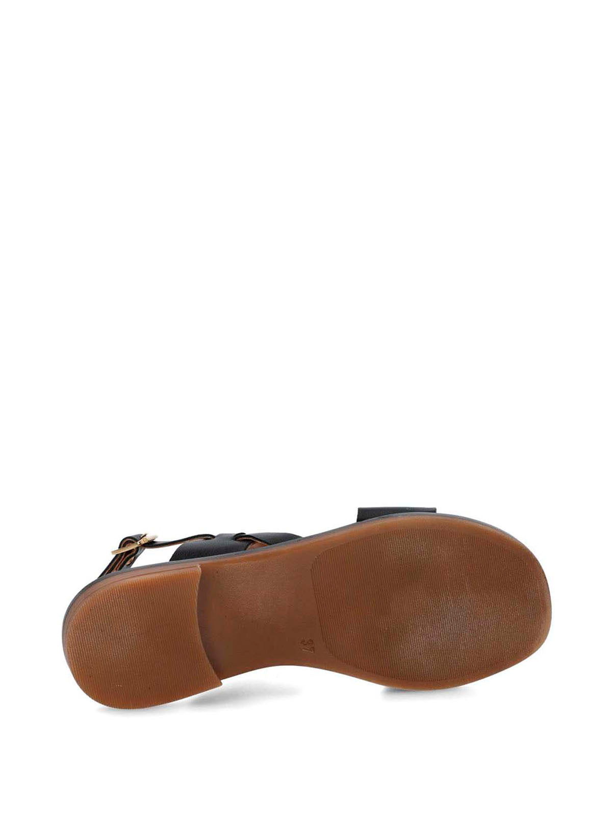 Sandalia Cerutti Mujer Midia Negra Hush Puppies