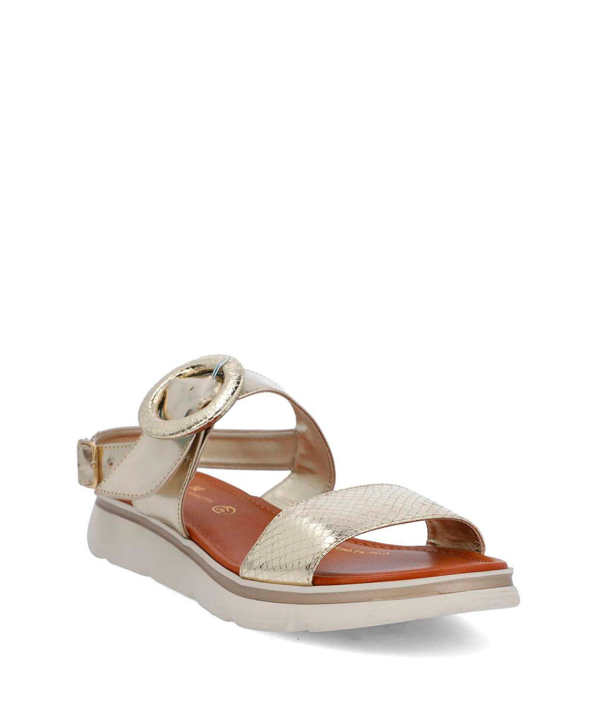 Sandalia Cerutti Mujer Dirillo Metalizada Hush Puppies