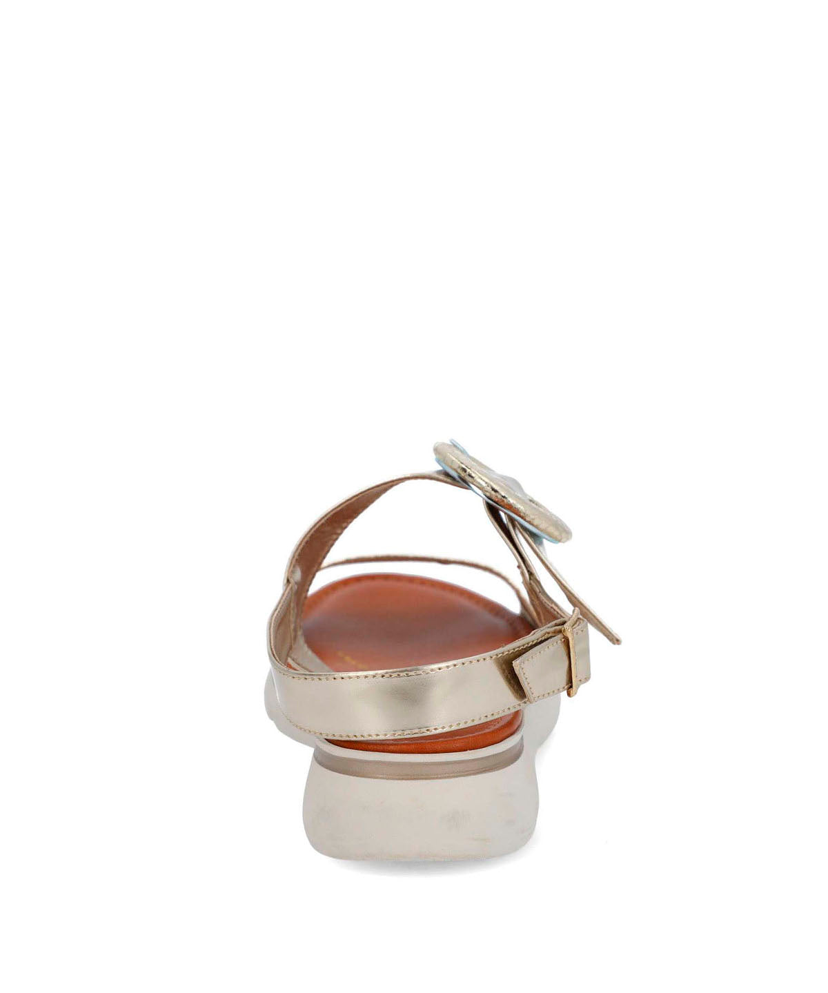 Sandalia Cerutti Mujer Dirillo Metalizada Hush Puppies