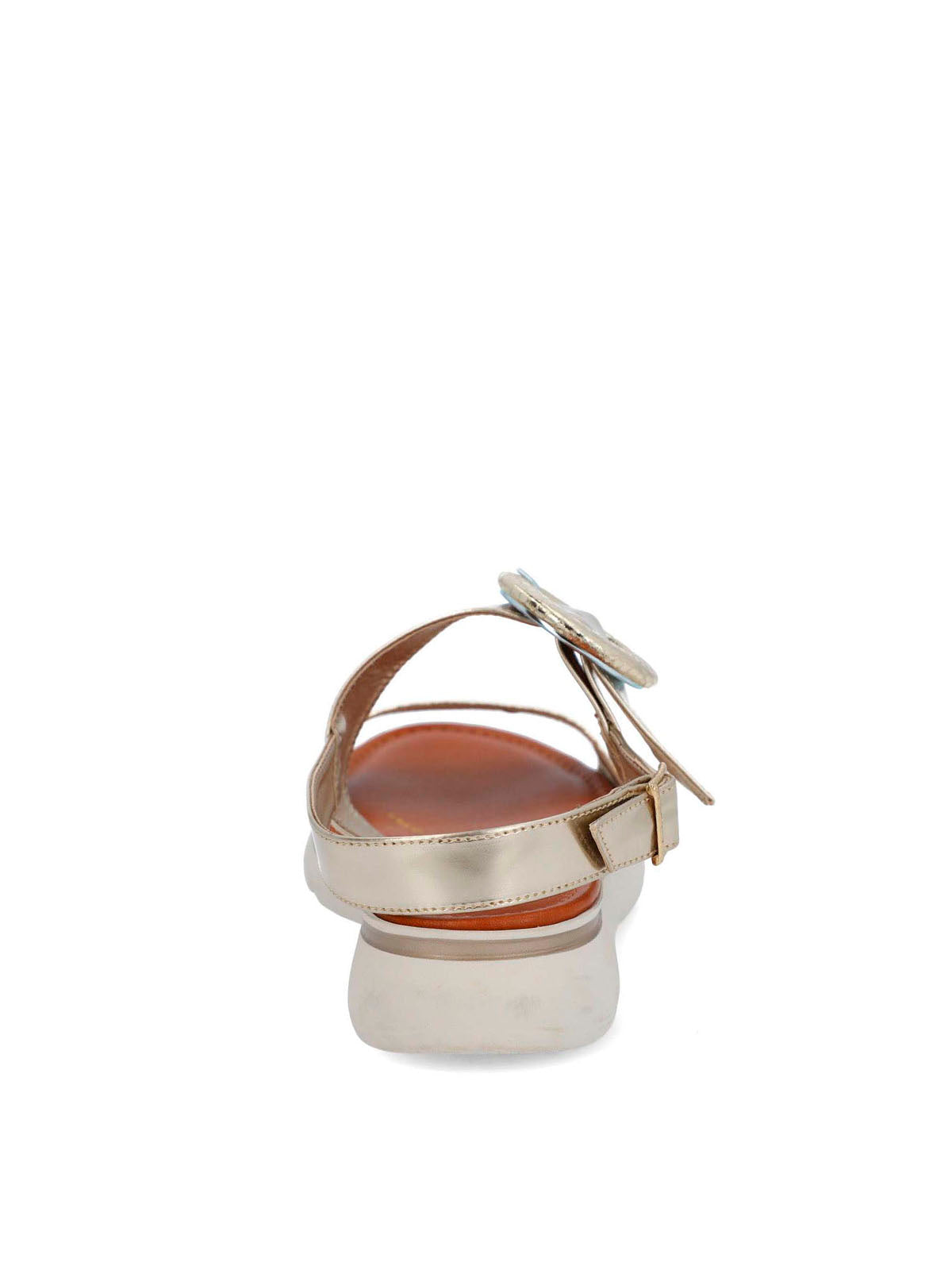 Sandalia Cerutti Mujer Dirillo Metalizada Hush Puppies