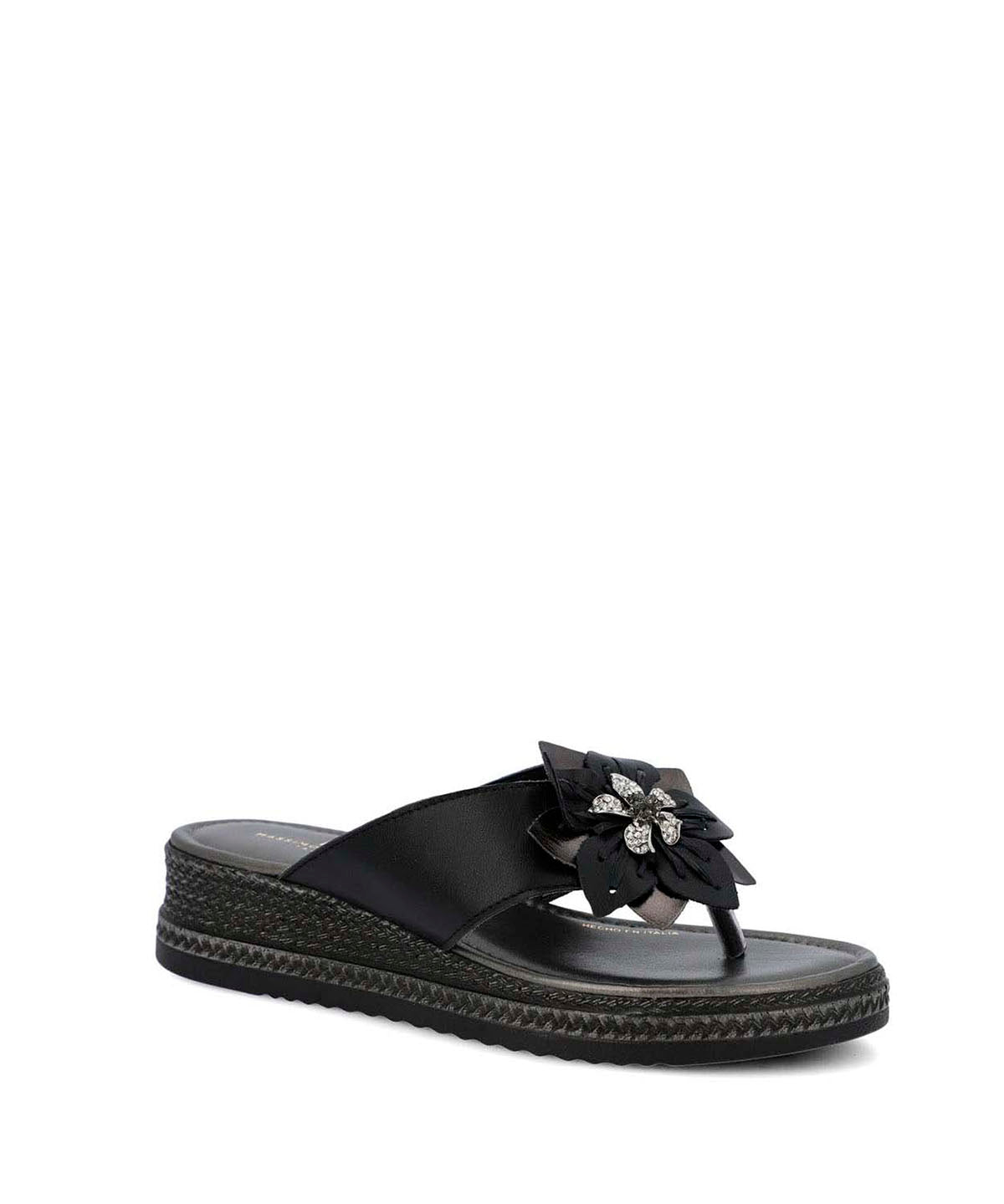 Sandalia Cerutti Mujer Cipressi Negra Hush Puppies