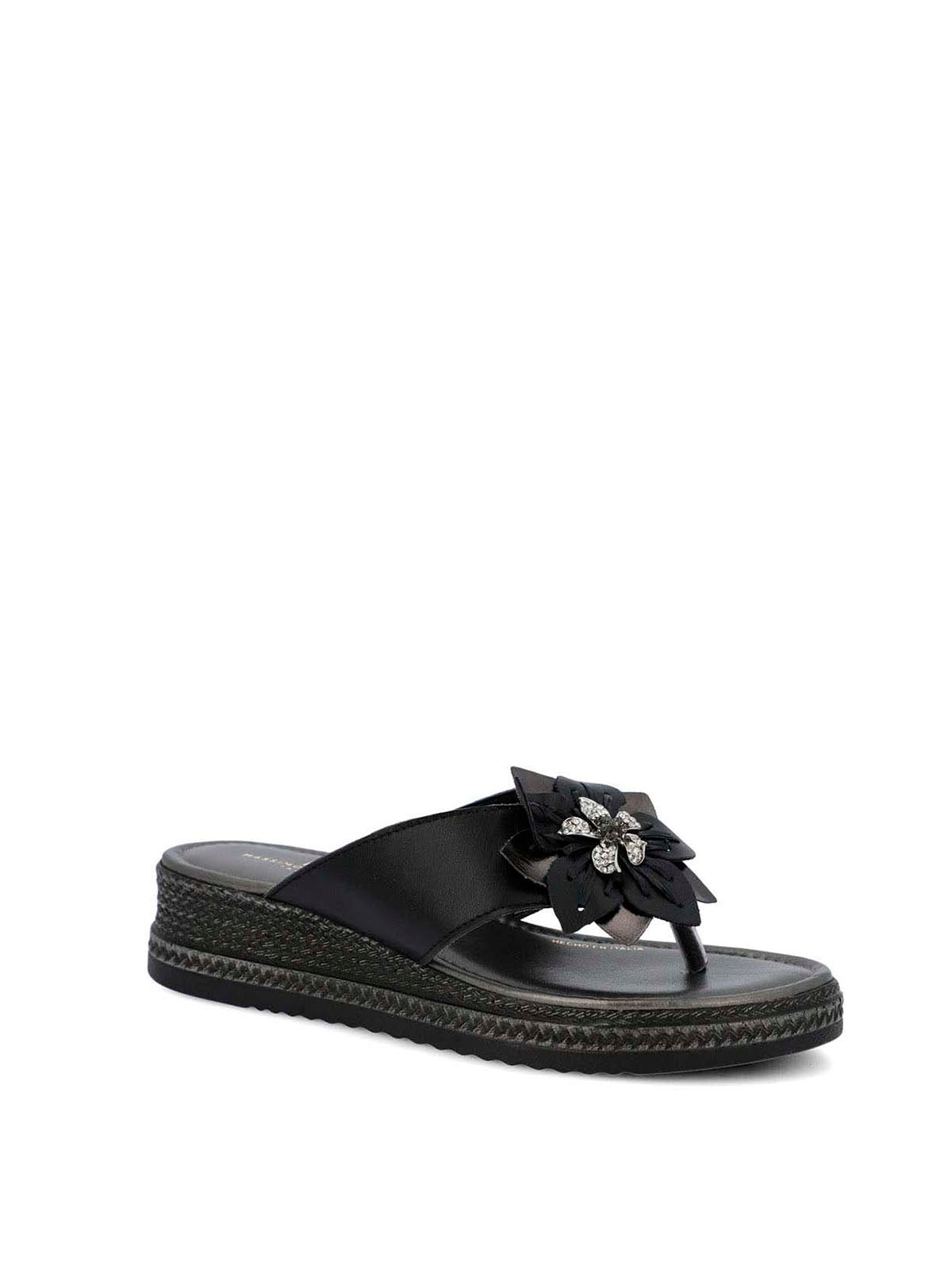 Sandalia Cerutti Mujer Cipressi Negra Hush Puppies