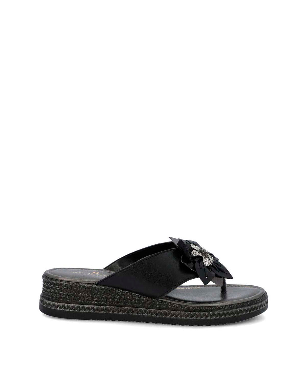 Sandalia Cerutti Mujer Cipressi Negra Hush Puppies