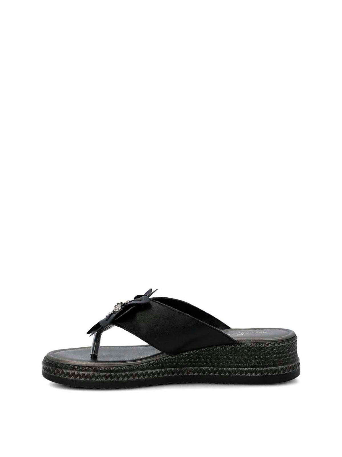 Sandalia Cerutti Mujer Cipressi Negra Hush Puppies