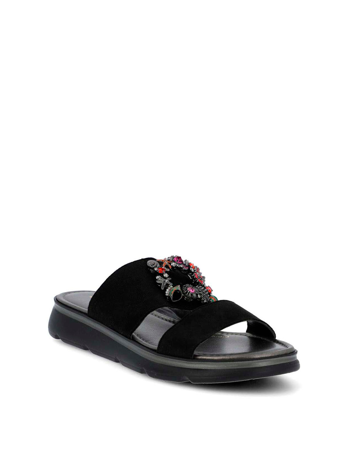 Sandalia Cerutti Mujer Aquino Negra Hush Puppies