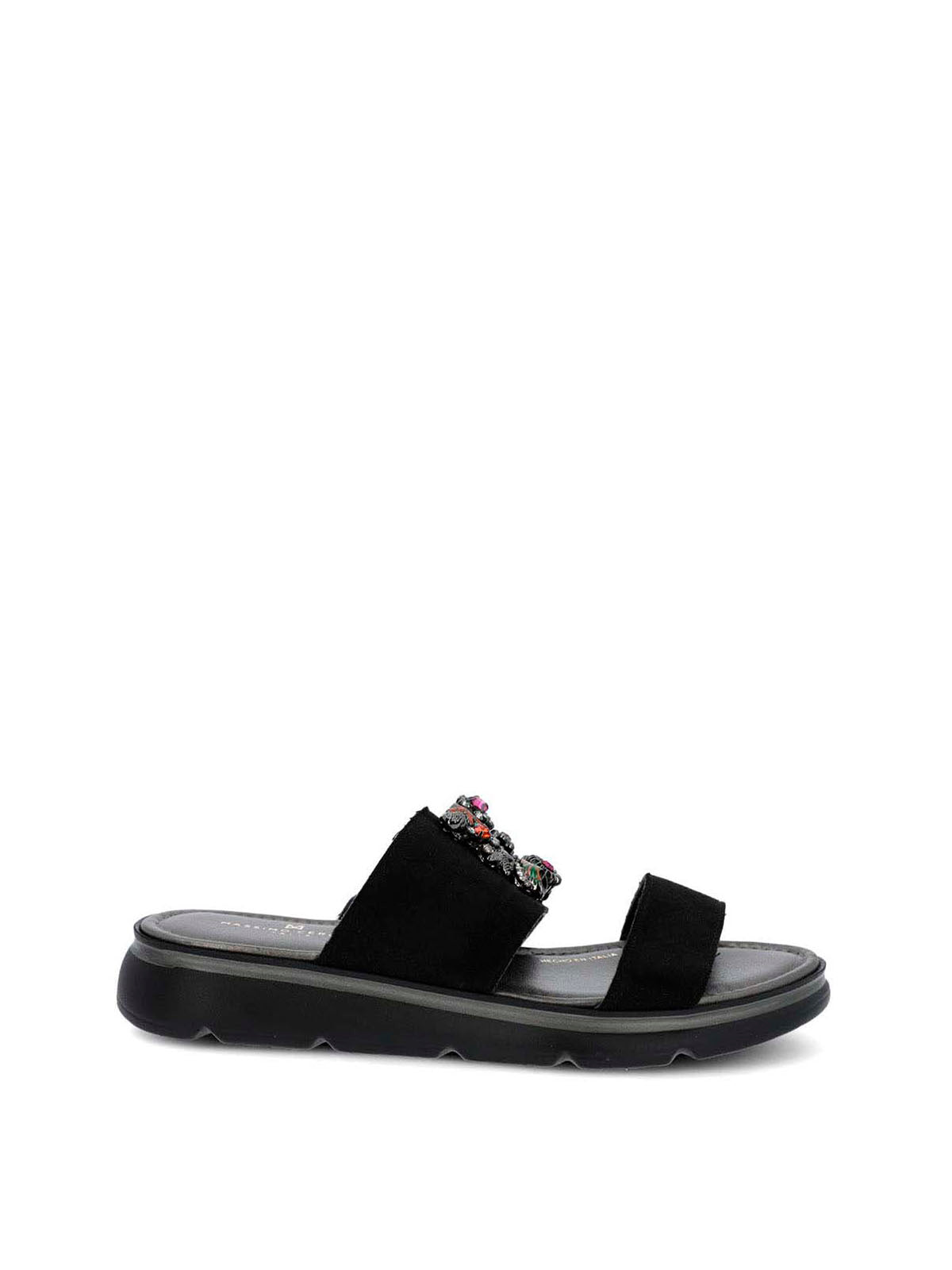 Sandalia Cerutti Mujer Aquino Negra Hush Puppies