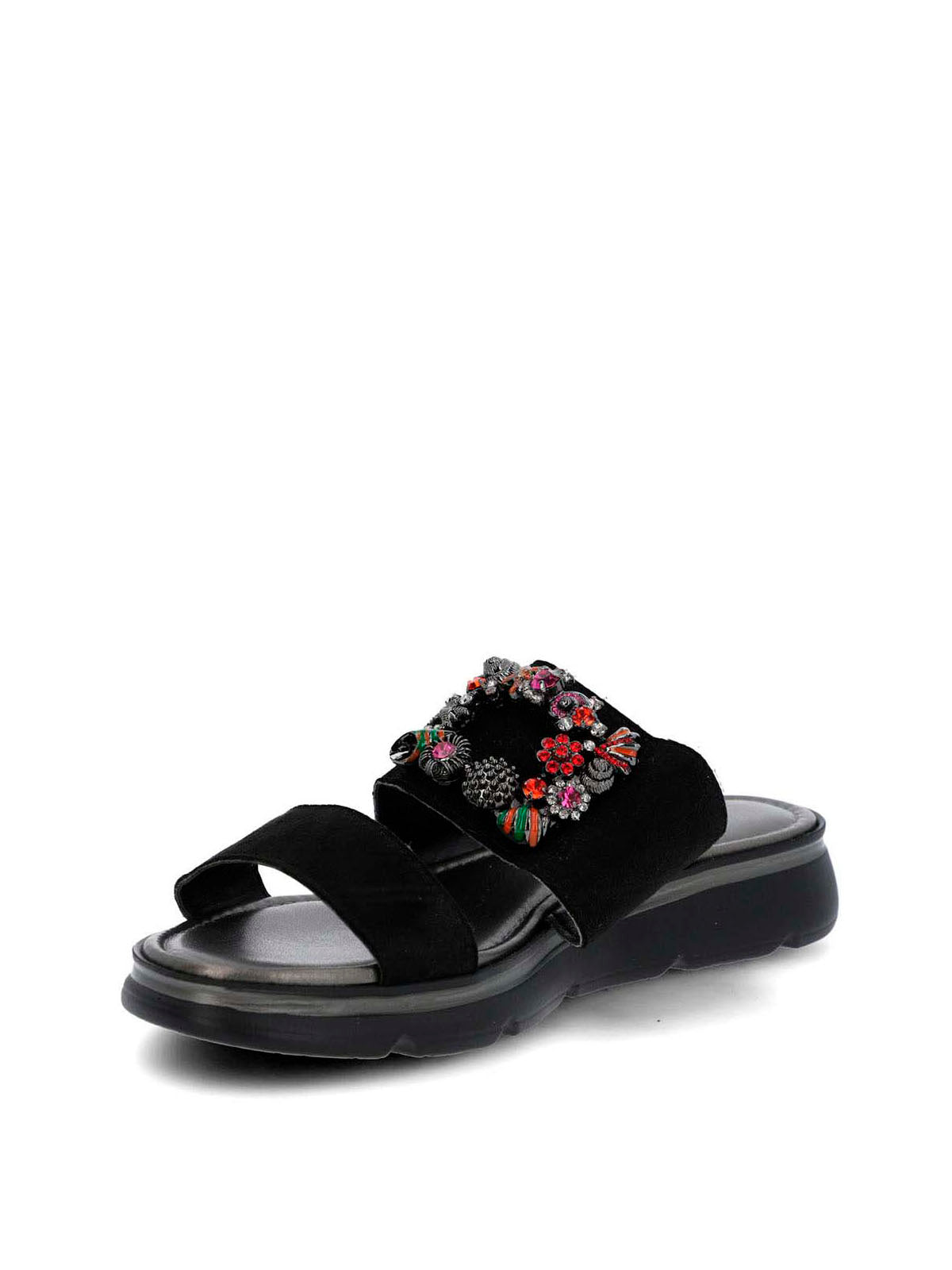 Sandalia Cerutti Mujer Aquino Negra Hush Puppies