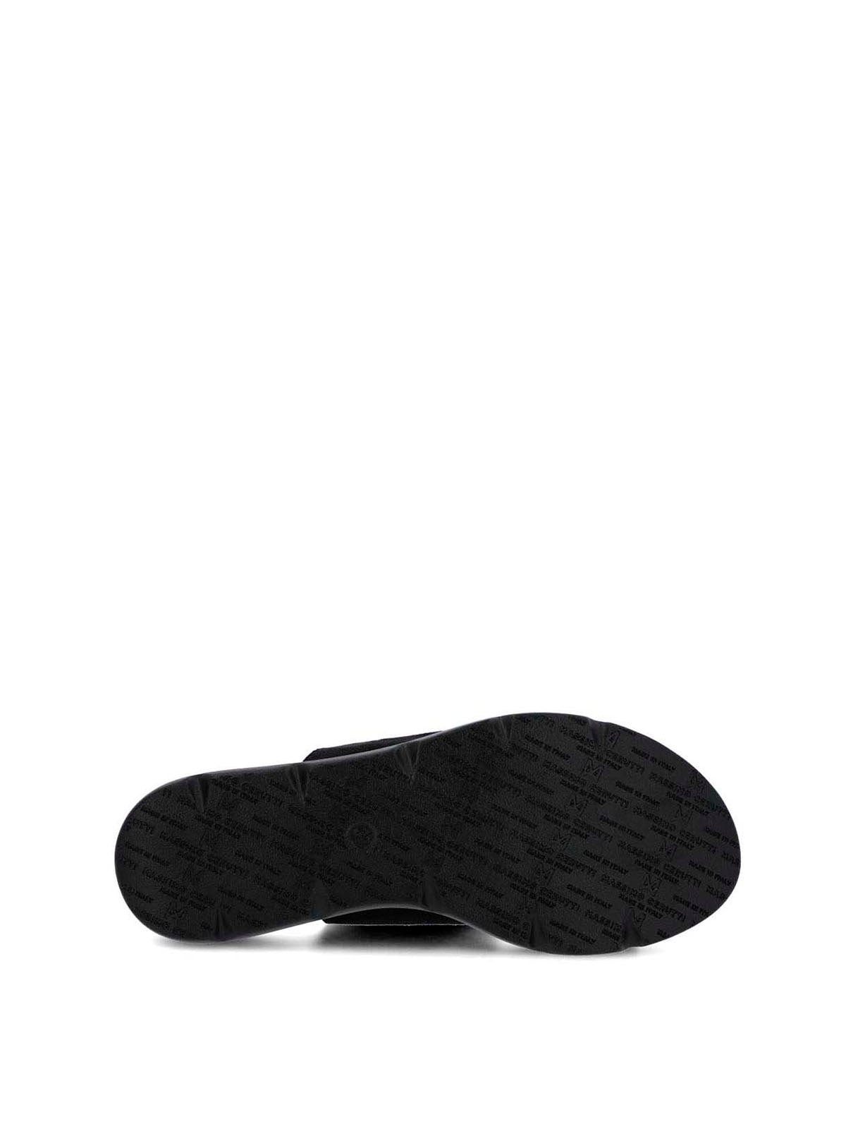 Sandalia Cerutti Mujer Aquino Negra Hush Puppies