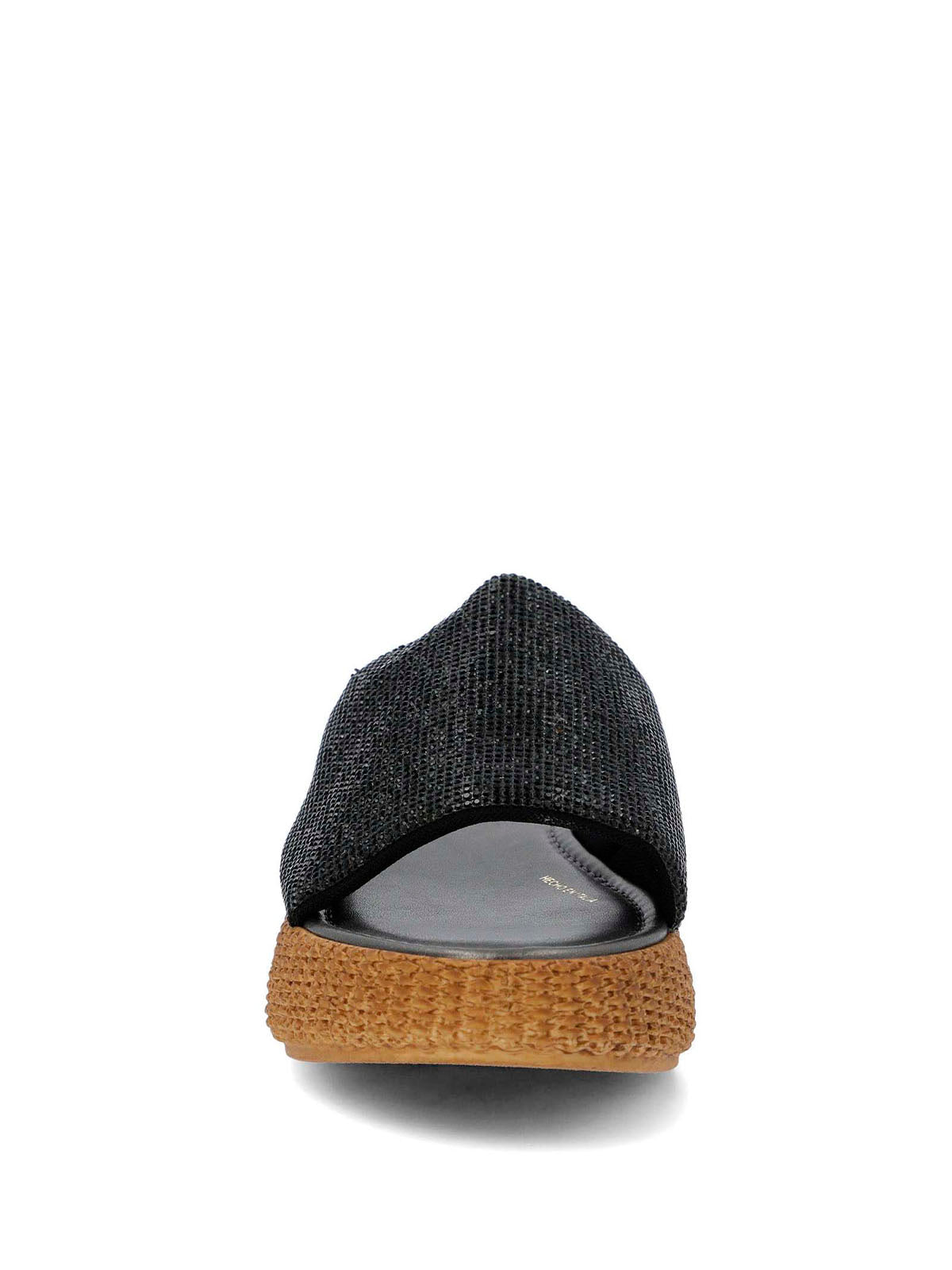 Sandalia Cerutti Mujer Saitta Negra Hush Puppies