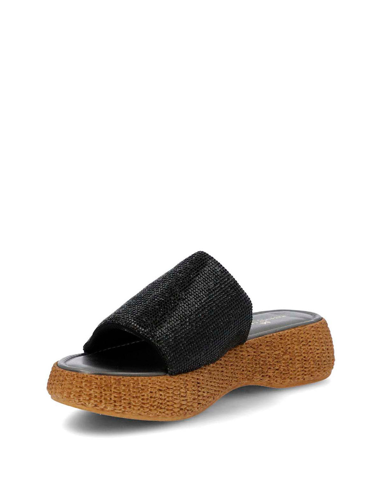 Sandalia Cerutti Mujer Saitta Negra Hush Puppies