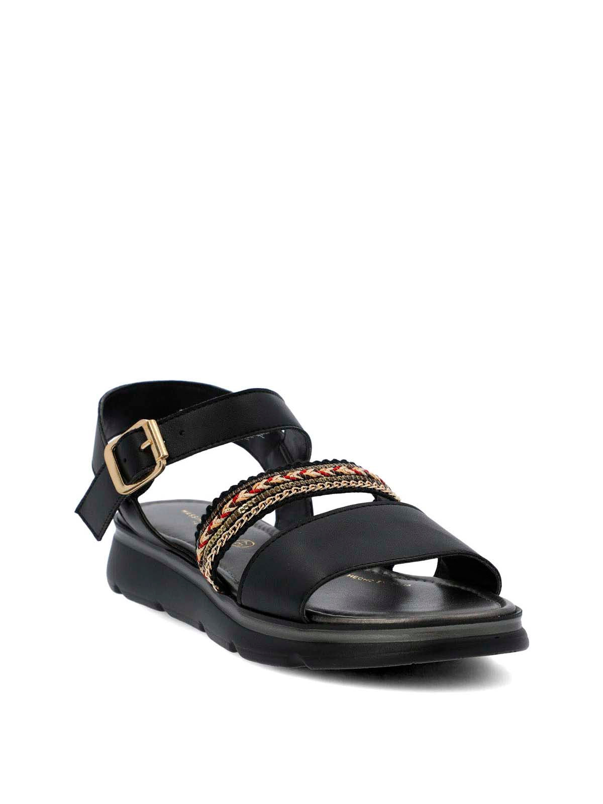 Sandalia Cerutti Mujer Sambucia Negra Hush Puppies