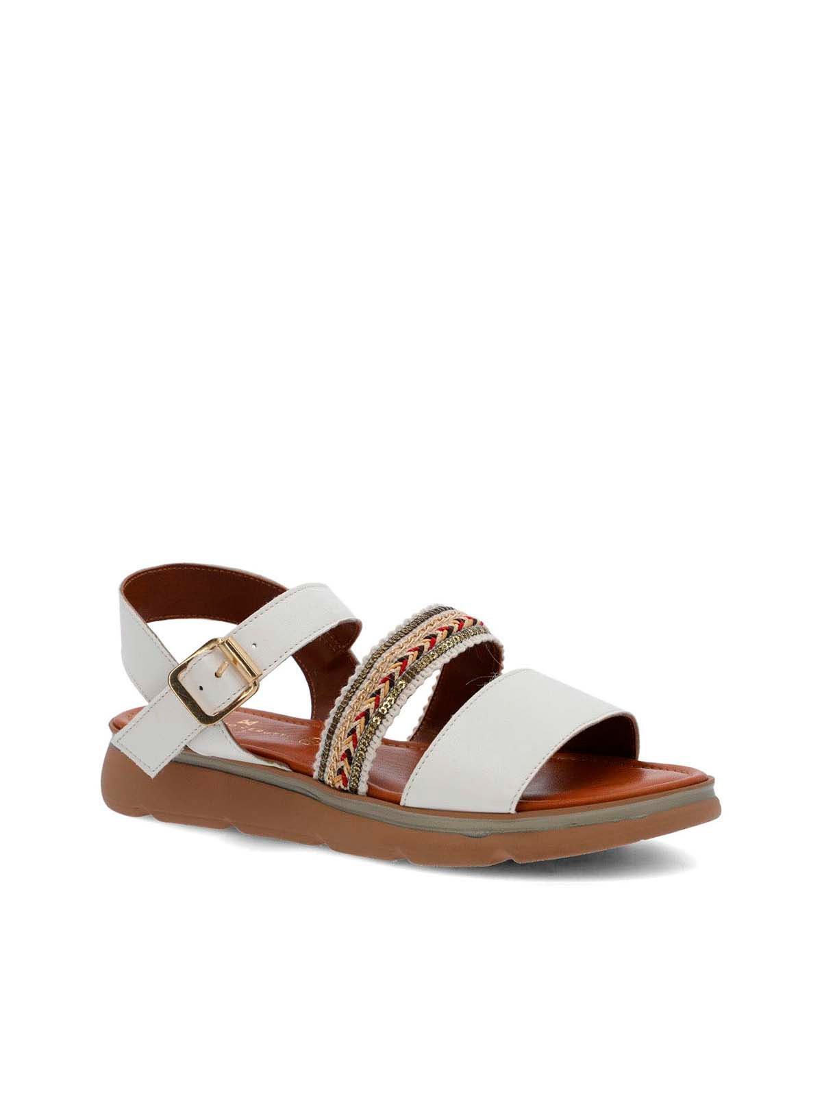 Sandalia Cerutti Mujer Sambucia Blanca Hush Puppies