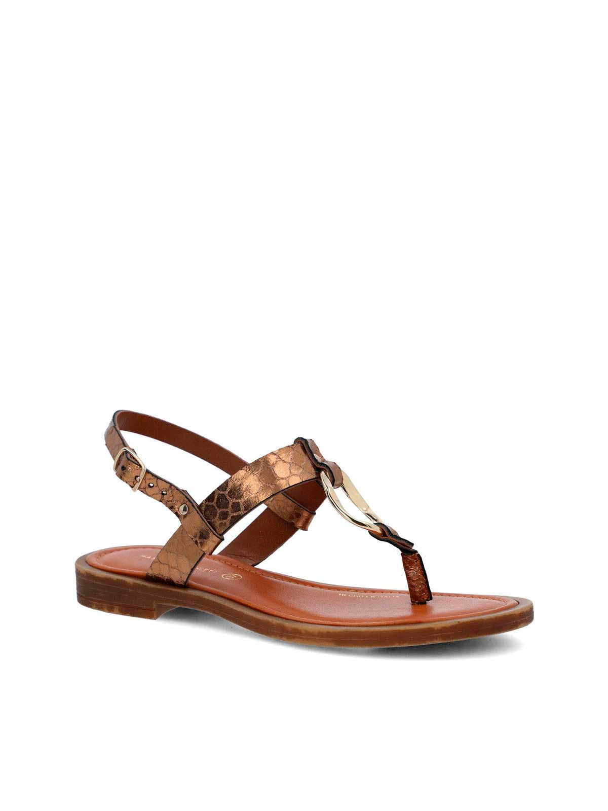 Sandalia Cerutti Mujer Pisani Metalizada Hush Puppies