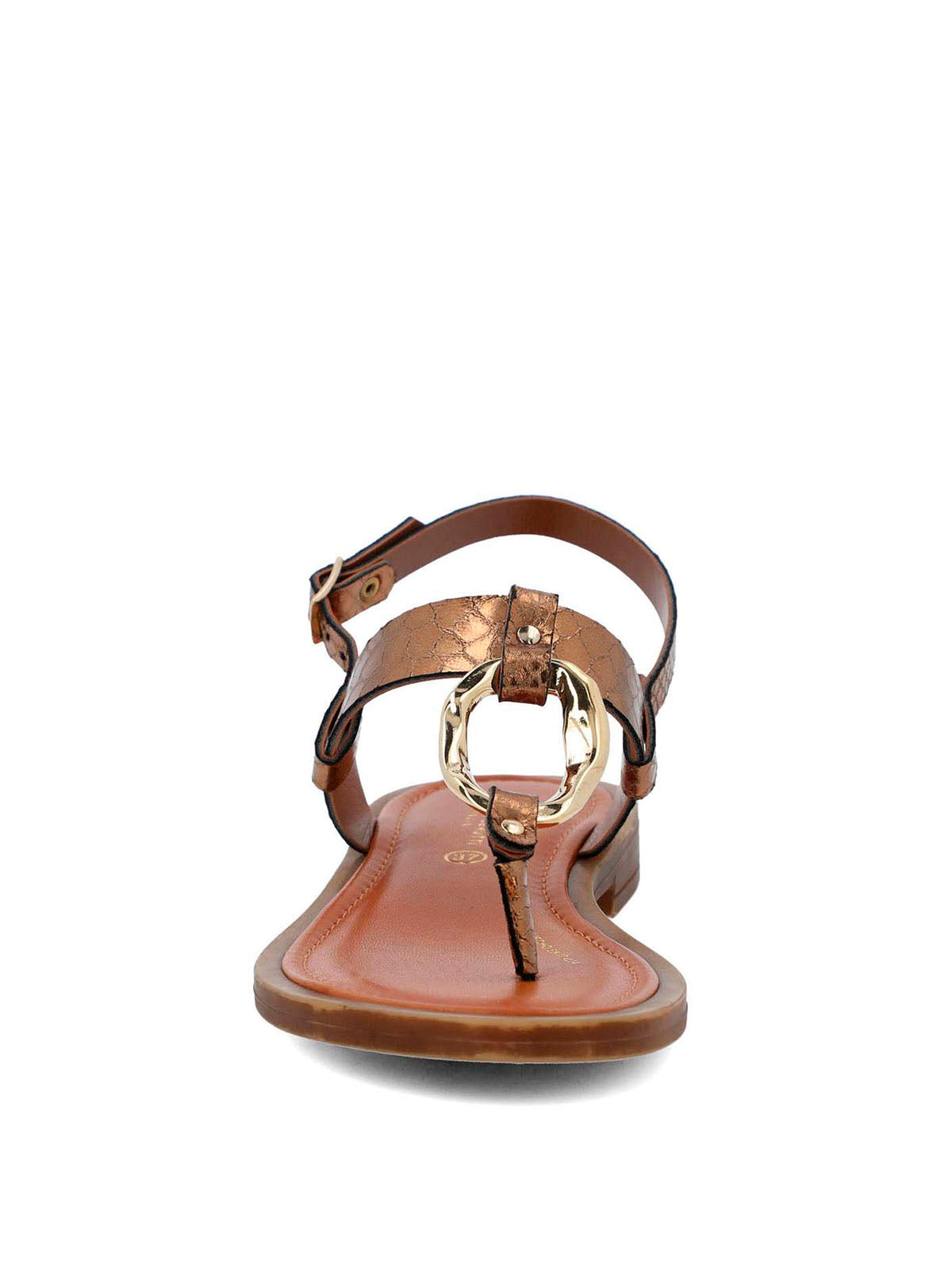 Sandalia Cerutti Mujer Pisani Metalizada Hush Puppies