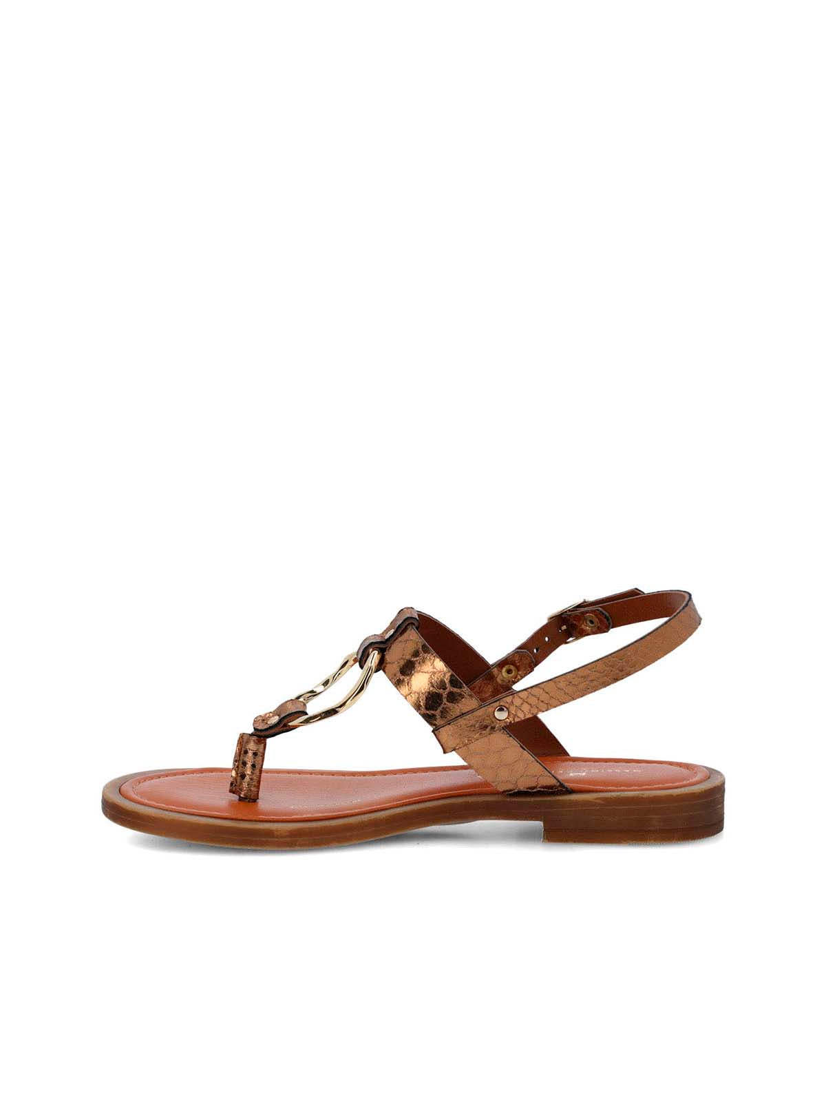 Sandalia Cerutti Mujer Pisani Metalizada Hush Puppies