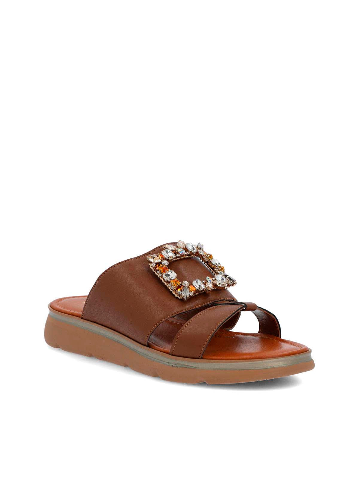 Sandalia Cerutti Mujer Molara Café Hush Puppies